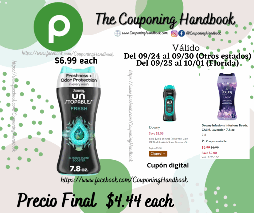 Downy Unstopables/Unstoppables Beads, Fresh, 7.8 oz por $4.44