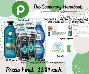 Productos de P&G por $2.84