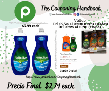 Palmolive Ultra Oxy Plus Dishwashing Liquid Dish Soap 32.5 fl oz por $2.74