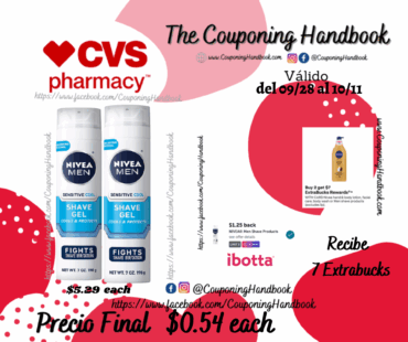 NIVEA MEN Sensitive Cooling Shaving Gel, 7 oz. por $0.54