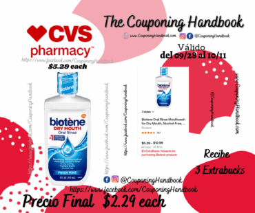 Biotene Oral Rinse Mouthwash for Dry Mouth por $2.29