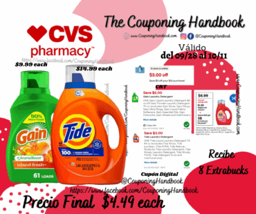 Detergente por $4.49