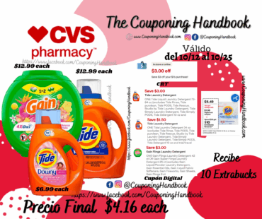 Productos de Laundry por $4.16