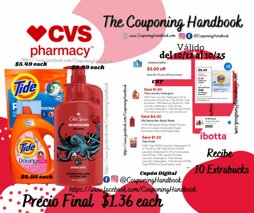 Productos de PG por $1.36