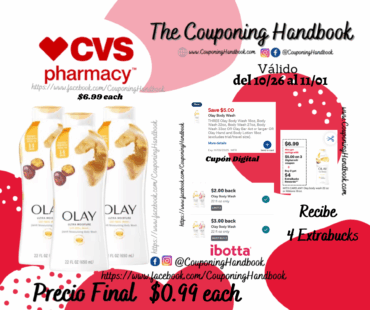 Olay Body Wash 22 fl oz por $0.99