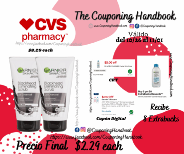 Garnier SkinActive Charcoal Blackhead Acne Treatment Scrub, 5 OZ por $2.29