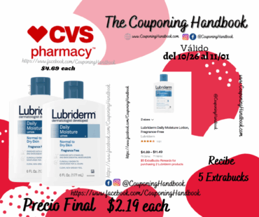 Lubriderm Daily Moisture Lotion, Fragrance-Free, 6 Ounces por $2.19