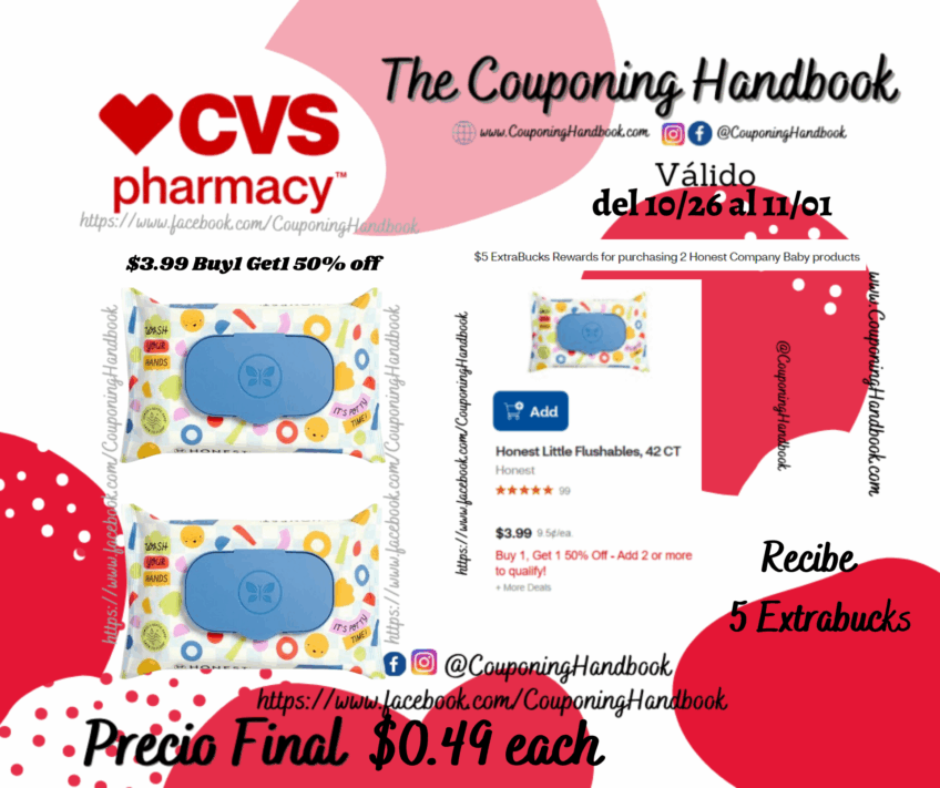 Honest Little Flushables, 42 CT por $0.49