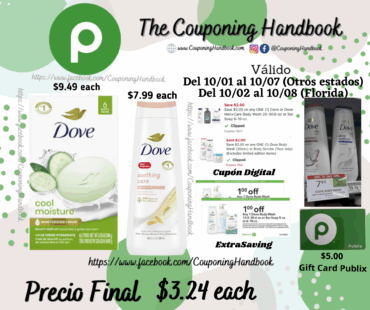 Dove Body Wash y/o 01 Dove Skin Care Beauty Bar Soap por $3.24