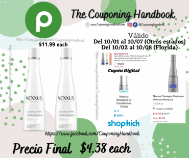 Nexxus Clean and Pure Clarifying Shampoo por $4.38