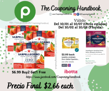 San Pellegrino Sparkling Orange And Blood Orange Beverage Beverage por $2.66