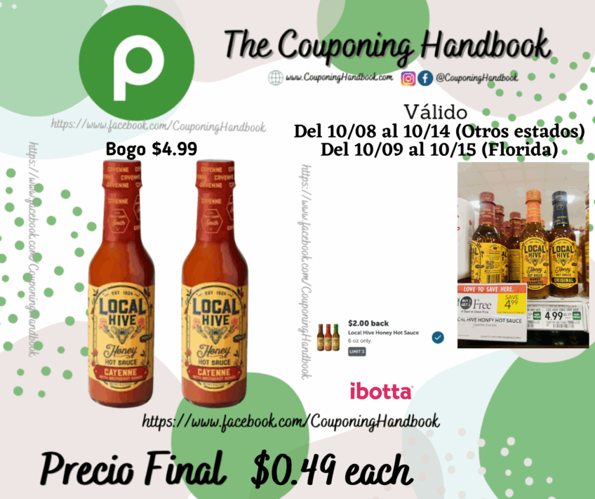 Local Hive Honey Hot Sauce Cayenne por $0.49