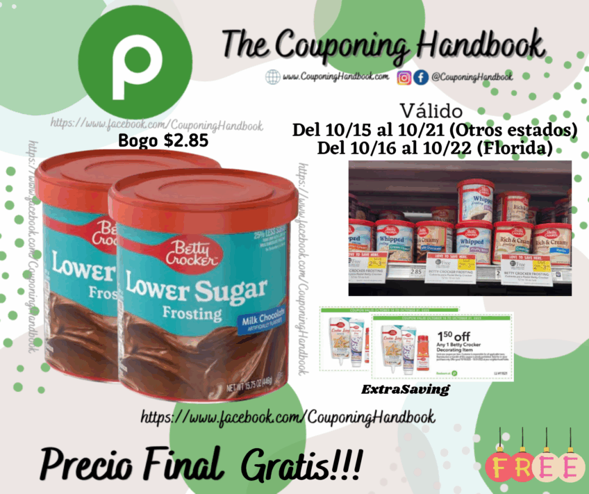 02 Betty Crocker Frosting Gratis