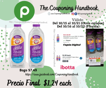 Arm & Hammer Odor Blasters Fresh Burst Fabric Rinse por $1.24