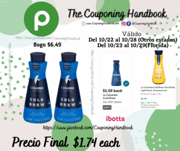 La Colombe Cold Brew por $1.74