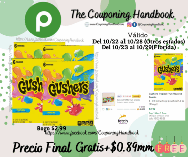 04 Gushers Tropical Fruit Flavored Snacks Gratis