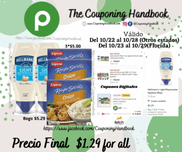 05 Productos de Uniliver por $1.29