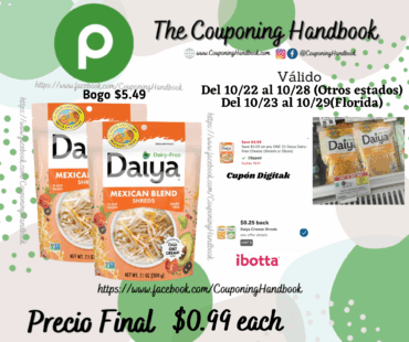 Daiya Dairy Free Mexican Blend Cheese Shreds por $0.99