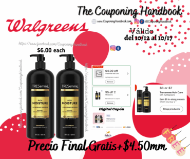 02 TRESemme Hydrating Shampoo Moisture Rich, 28.0 Fl Oz Gratis