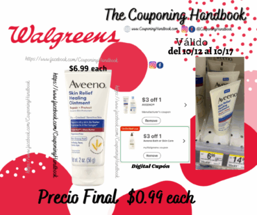 Aveeno Skin Relief Healing Ointment, Fragrance-Free Fragrance-Free, Travel Size, 2.0 oz por $0.99