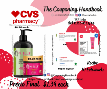 Productos Mielle por $1.39