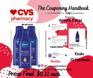 NIVEA Essentially Enriched Body Lotion, 8.4 OZ por $0.32