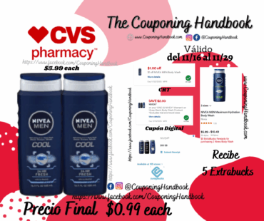 NIVEA MEN Body Wash por $0.99