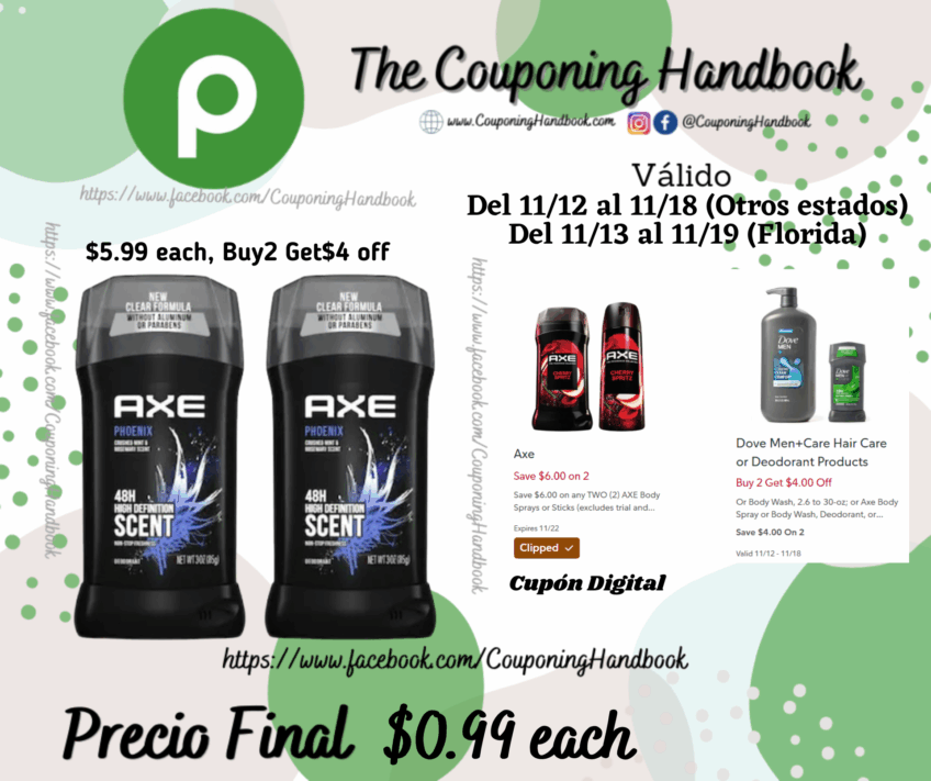 Axe Deodorant Stick for Men Phoenix 3.0 oz por $0.99