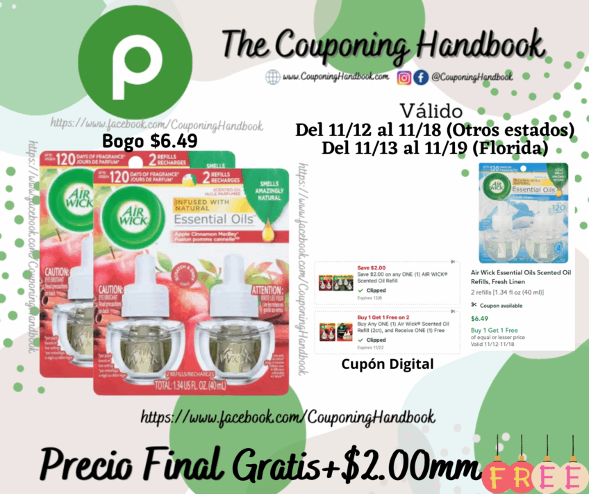 02 Air Wick Scented Oil Refill Essential Oils Gratis mas Ganancia