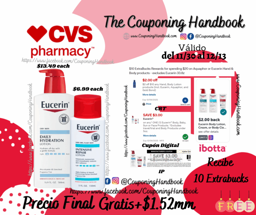 02 Productos Eucerin Gratis