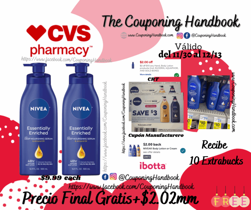 02 NIVEA Essentially Enriched Body Lotion, 16.9 OZ Gratis