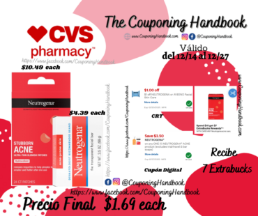 Productos Neutrogena por $1.69