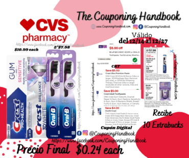 Crest Toothpaste por $0.24