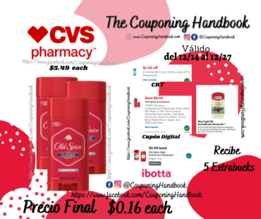 Old Spice Classic 24-Hour Deodorant Stick por $0.16