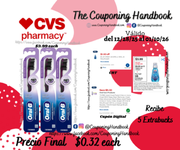 Oral-B Charcoal Whitening Toothbrush Single Pack por $0.32