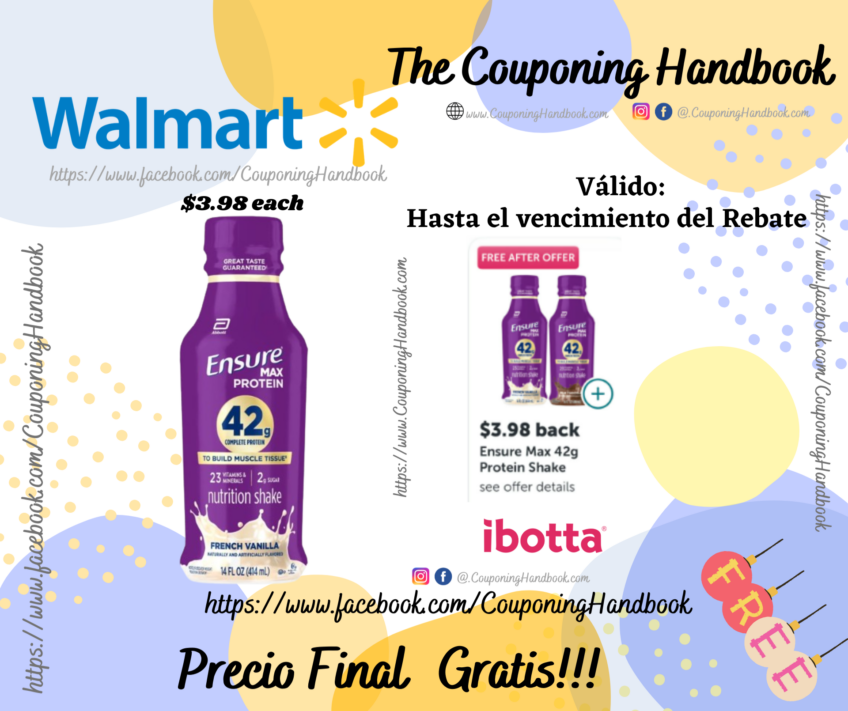 Ensure Max Protein Shake, 42g High Protein, French Vanilla, 14 fl oz Gratis