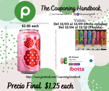 Poppi Soda 12 fl oz por $1.25