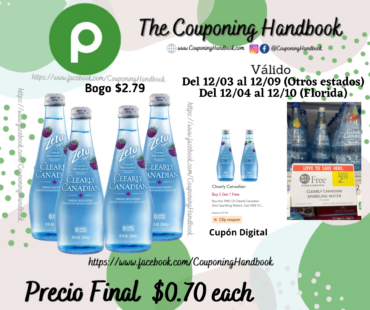 Clearly Canadian Sparkling Water Beverage, Zero Sugar, Forest Blackberry por $0.79
