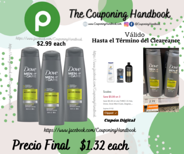 Men+Care Sport Care Active + Fresh 3-in-1 Shampoo + Conditioner + Body Wash por $1.32