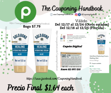 Gold Bond Hydrating Cream, Healing, Aloe 5.5 oz por $1.64
