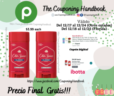 02 Old Spice Classic Original Scent Deodorant for Men, 3.25 oz Gratis