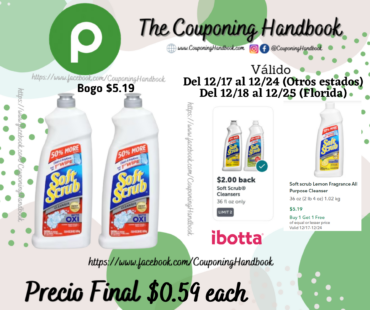 Soft Scrub Cleanser por $0.59