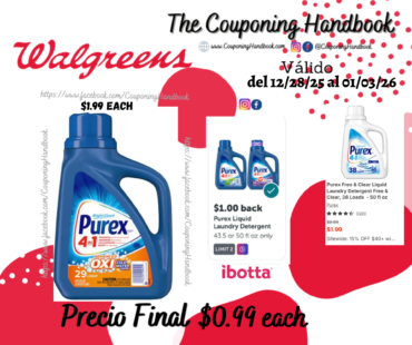 Purex Liquid Laundry Detergent Plus Oxi Fresh Morning Burst, 43.5 fl oz por $0.99