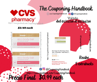 Raw Sugar Eco Bar Soap por $0.99