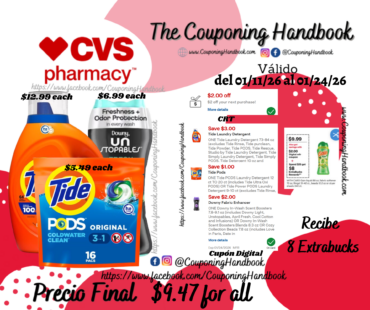 03 Productos de Laundry por $9.47