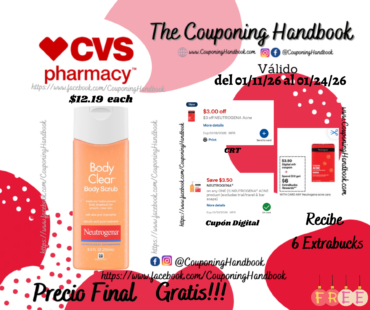 Neutrogena Body Clear Body Scrub, 8.5 OZ Gratis