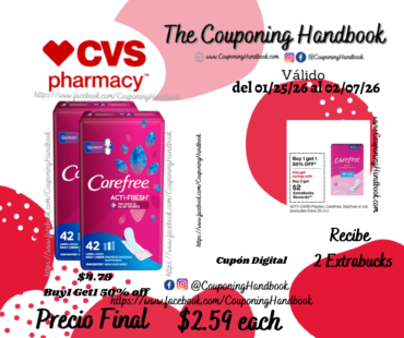 Carefree Acti-Fresh Pantiliners To Go, Unscented, Long, 42 CT por $2.59