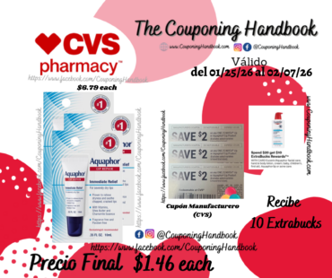 Aquaphor Lip Repair Immediate Relief Lip Balm por $1.46