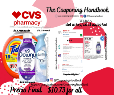 03 Productos de Household por $10.73