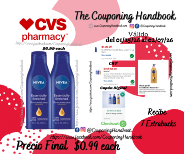 NIVEA Essentially Enriched Body Lotion, 8.4 OZ por $0.99